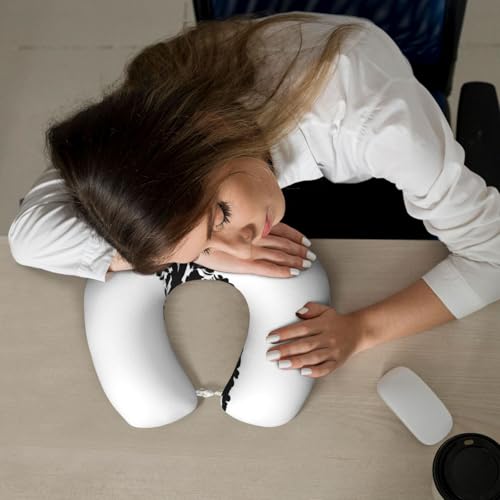 Almohada cuello de viaje espuma viscoelástica U miniatura 6