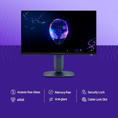 Image of Alienware AW2525HM 25 inch Gaming Monitor|FHD 320Hz Fast IPS|0.5ms GTG|NVIDIA G-Sync+AMD FreeSync Premium|Esports Grade Smooth Gameplay|Height Tilt Swivel Pivot|400nits|Sleek Black Design|DisplayPort+HDMI