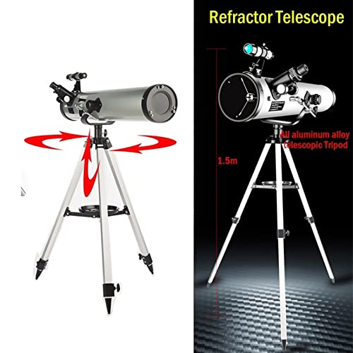 YXCKG Telescopio Refractor Astronómico 60/700mm con Trípode miniatura 5