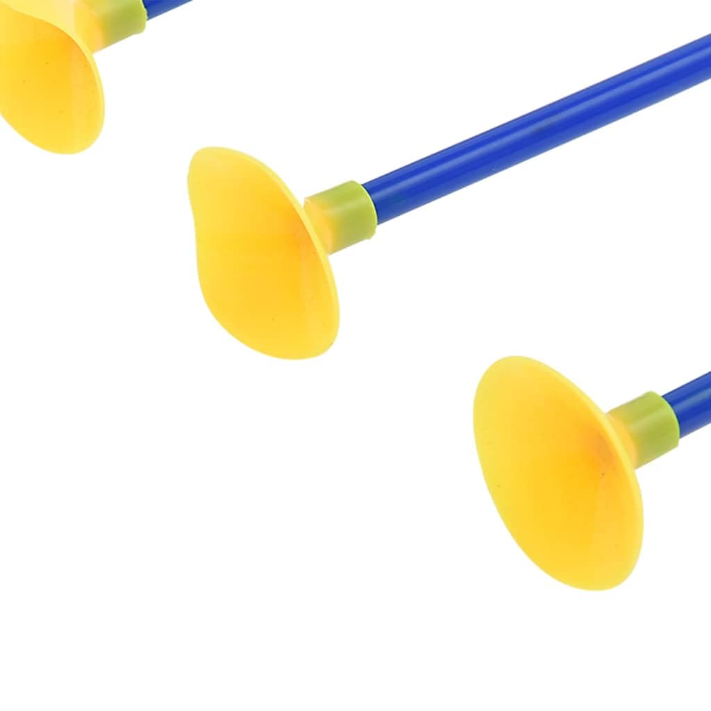 Set di tiro con l'arco per bambini in ABS con arco da 76 cm, 4 frecce con punta a ventosa e porta frecce, ideale come giocattolo sportivo per esterni, giardino, gioco di movimento, abilità