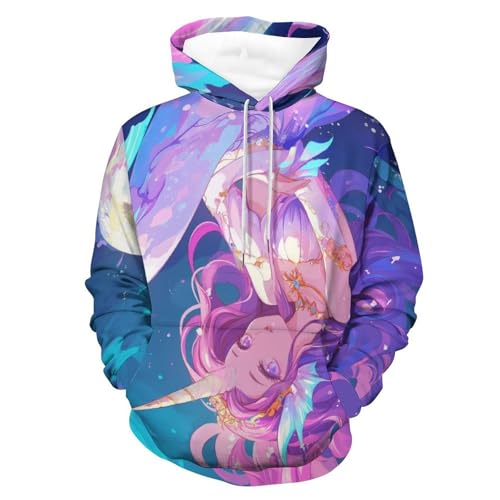 Pullover homme femme licorne violette fini les sweats sans style
