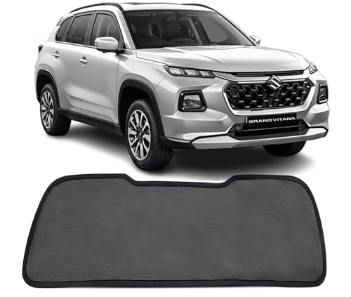 Image of Autofact Dicky Curtain for Maruti Grand Vitara | Custom Fit Rear Windshield Sunshade | UV & Heat Protection | Foldable Mesh | Privacy & Cooling Car Accessory