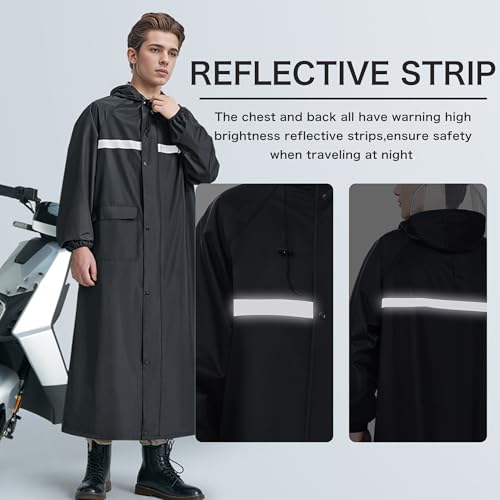 Impermeable para ciclismo hombre y mujer negro XL miniatura 4