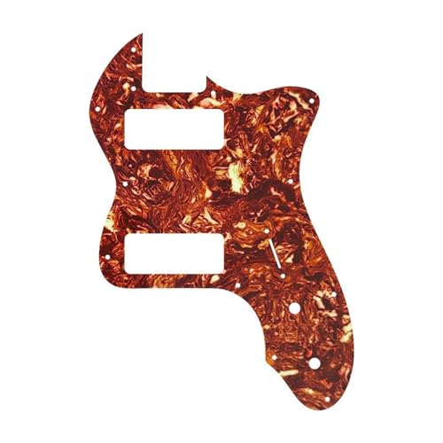 エレキギターのピックガード ギターパーツ - クラシックシリーズギターピックガードスクラッチプレート、P90ハムバッカーピックアップ付き(Style 7)
