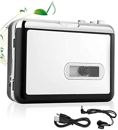 MIUONO Cassette Player Portable Walkman Cassette Tape Player Convert Tapes to MP3/WAV/CD via