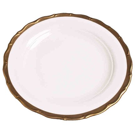 Anna Weatherley Plato Dorado de Porcelana miniatura 1