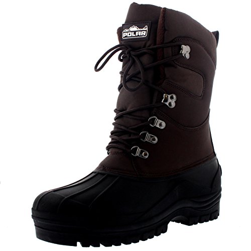 Image of POLAR Mens Snow Hiking Mucker Duck Grafters Waterproof Saftey Thermal Boots