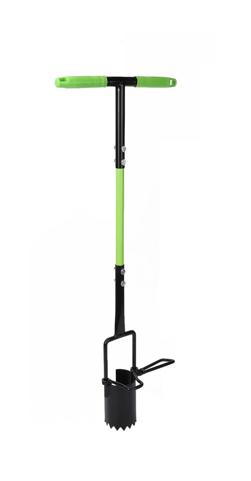 Blumenzwiebel-Pflanzer-Werkzeug, Gras-Plugger, Umpflanzen, Garten-Lochgräber for Pflanzen, gezackter Boden, Garten-Sodenpflanzer