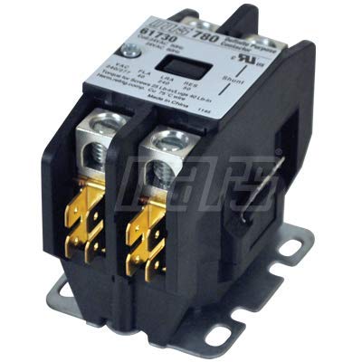 Motors & Armatures 61730 Contactor: 1 Pole 40 Amp 24V Coil