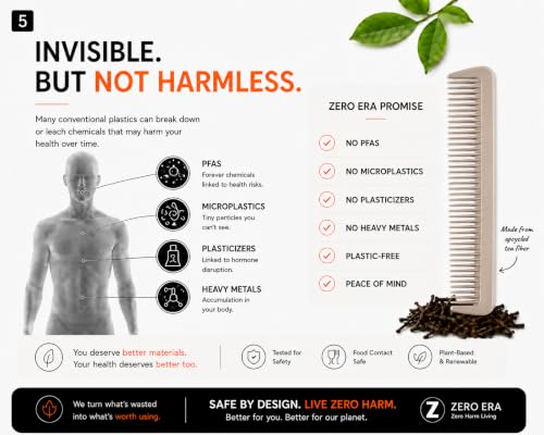 Peine Zero Era Bio-Based Tea Fiber 1 unidad miniatura 5