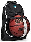 Hard Work Sports Basketball Backpack with Ball Compartment