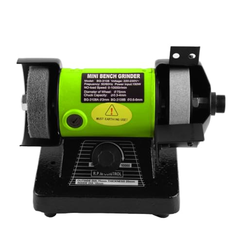 DIY 3 Inch 150W Mini Bench Multi Grinder 75 mm Electric Bench Grinder Polisher with Flexible Drive Shaft Grinding for Grinding, Polishing and Sharpening 2 DIY 3 Inch 150W Mini Bench Multi Grinder 75 mm Electric Bench Grinder Polisher with Flexible Drive Shaft Grinding for Grinding, Polishing and Sharpening - Image 2