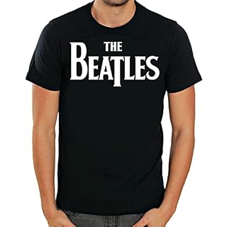 The Beatles Short Sleeve Black Men T Shirt Tee Vintage Gift for Men Women Hot Black - Les Beatles, Paul McCartney, John Lennon, RIngo Starr, George Harrison