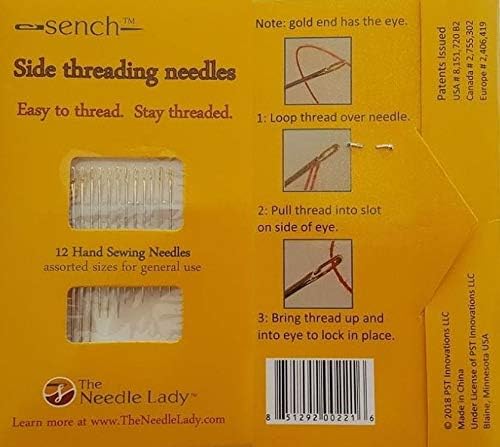 SENCH Needles, sench Side Threading Needles, SENCH