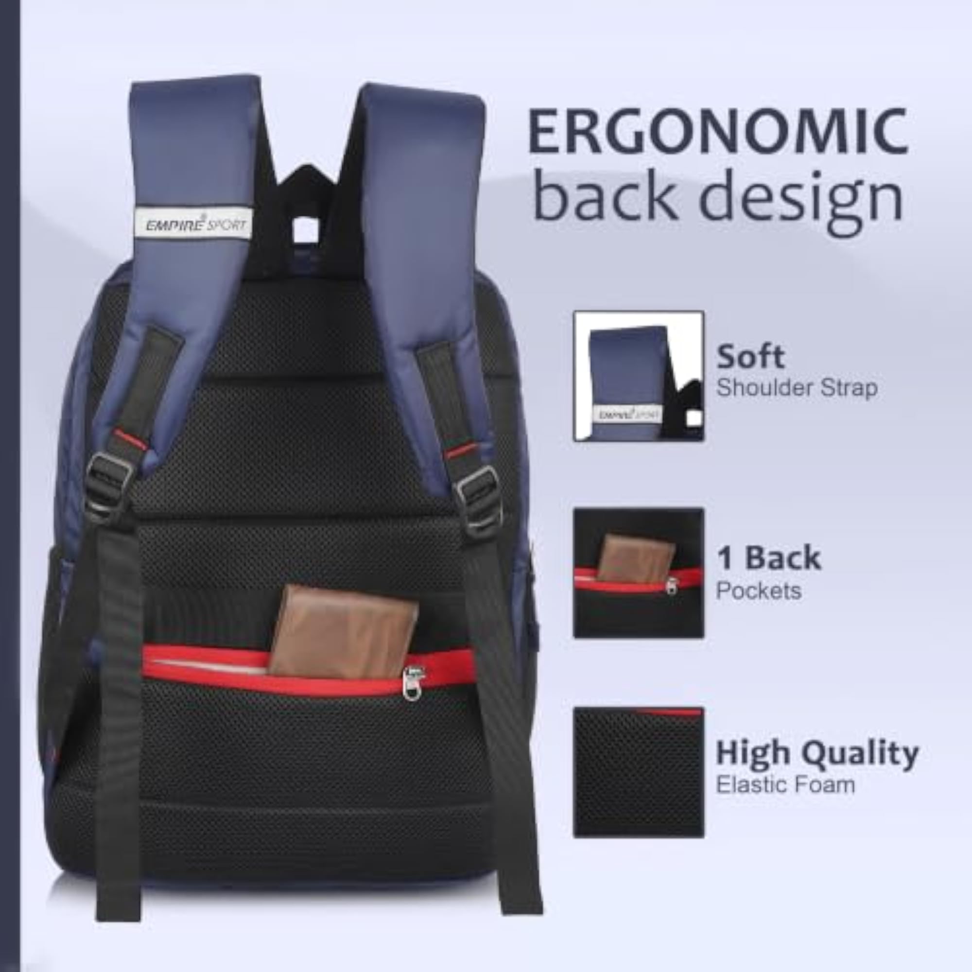 Business Slim Durable Laptop Backpack, Water Resistant