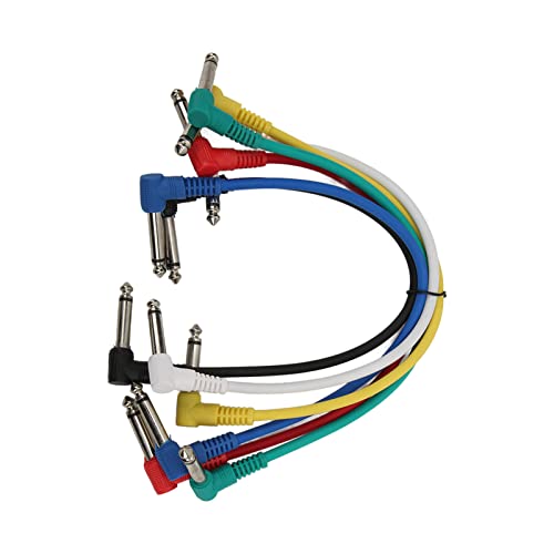 Pedaal patchsnoer, goede isolatie-effect kabel Ruisonderdrukking Kleurrijk voor bas voor elektrische gitaar - Image 8