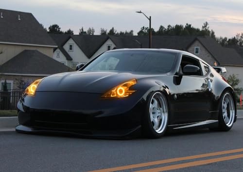 Kit de anillos LED halo RGB 7 colores para Nissan 370Z miniatura 6