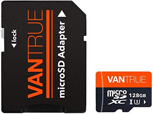 VANTRUE 128GB microSD Speicherkarte, UHS-I U3 A2 4K, inkl. Adapter, Kompatibel mit Dashcam, Smartphone, Tablet, Action Camera und Überwachung Kamera (128G) – Bild 3