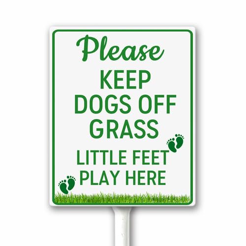 Keep Dogs Off Grass Little Feet Play Here Yard Sign...