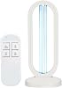 38W UV Ozone Germicidal UVC Light Sanitizer for Room, Remote Control Disinfection Sterilization Deodorization Table Lamp With 3-Speed Timing, Cleans Air for Office Car Pet (White UK) [Energy Class A]