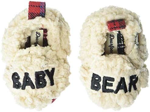 Dearfoams Unisex Lil Slipper, Baby Bear Crème Brulee, 6 9 Months Infant | Image 6