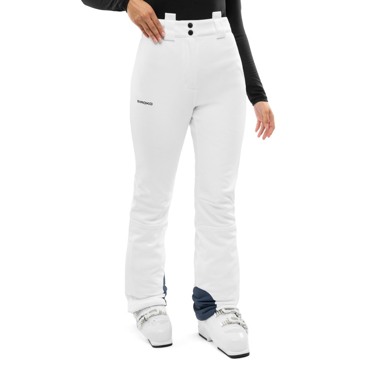 SIROKO Pantalón esquí Retro Zeitlos-W White Blanco