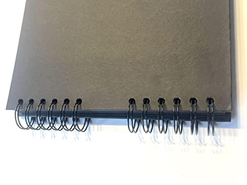 Álbum de recortes Gray Lane, 80 páginas negras, 12" x 8", ideal para manualidades, bodas y aniversarios miniatura 2