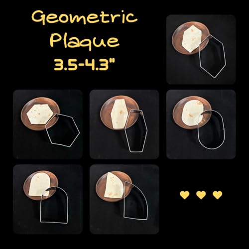 Auktosmn GEOMETRIC PLAQUE COOKIE CUTTER SET 6 Piece-4.0 Inch-Diswasher Safe-Frame Cookie Cutter Shape thumb #4