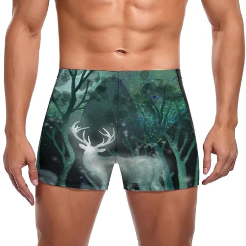 Boxer de bain Cerf des Bois homme pour piscine et mer