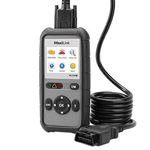 MaxiLink ML529HD AutoLink Enhanced OBD ll Scan Tool (Mode 6, Auto ID, and Heavy Duty Standard J1939 and J1708)