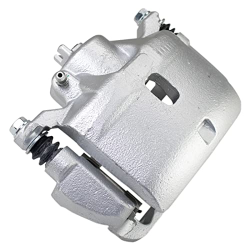 Image of TRQ Front Left Brake Caliper w /Bracket Drivers Side