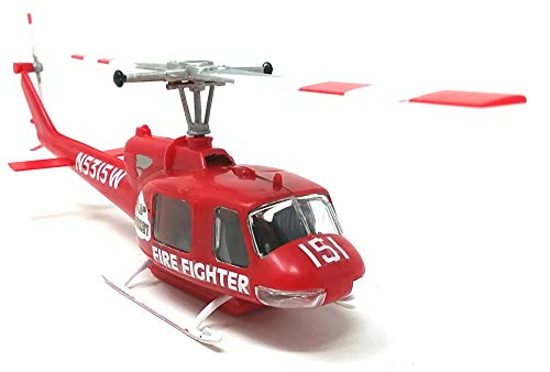 Huey Chopper 2 Pack Snap Forest Fire Rescue and Vietnam Gunship Helicopter Model Kit Atlantis - Thumbnail 5