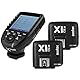 Godox Xpro-C Flash Trigger mit 2*X1R-C Blitzempfänger Auslöser Wireless X System 32 Kanäle 16 Gruppen Unterstützung TTL Autoflash 1/8000s HSS Kompatibel mit Canon Kamera (Godox Xpro-C)
