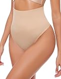 iClosam Faja Tanga Reductora Mujer Braga Faja Reductora Abdomen sin Costura para Mujer Vientre Plano Braguitas Moldeadora Faja Invisible Shapewear