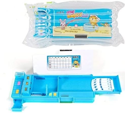 Estuche de papelería Creativo multifunción Automático Kawaii Caja de papelería Linda Caja de lápices Multifuncional (Color : B3) (Color : A1)