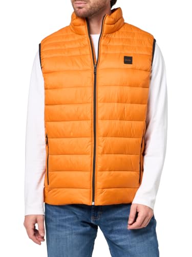 Image of BOSS Men's Lightweight Nylon Patch Logo Puffer Vest