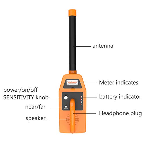 512hz Pipe Locator Receiver Underground Sewer Drain Pipe Camera 512hz Pipe Inspection Camera Locators Tool Kit for Plumbing and Septic Location Supports All Devices Using 512 Hertz Transmitter - Thumbnail 2