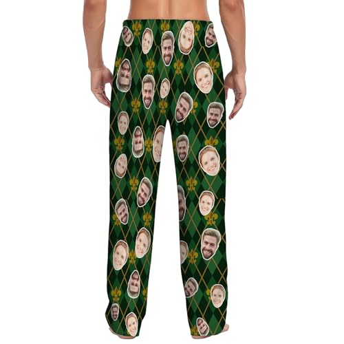 Personalized Pajamas Pants For Men Custom Pajama Pants Pajama Bottoms Sleepwear Funny Pj Pants With Photo Picture Face4