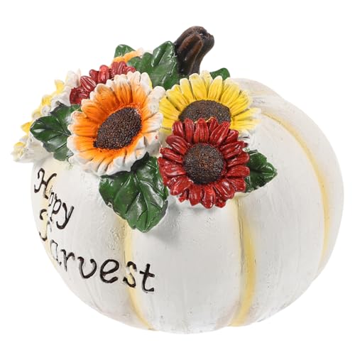 PRETYZOOM Artificial Pumpkin Decor Highly Realistic Simulation Pumpkin for Halloween and Thanksgiving Party Decoration for DIY Craft Projects and Festive Atmosphere