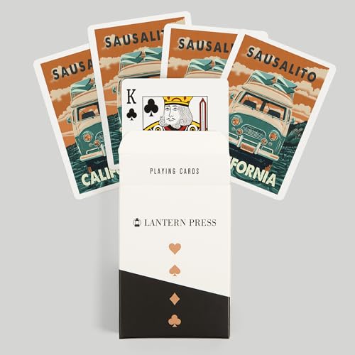 Baraja de cartas de poker Sausalito, 52 cartas miniatura 6