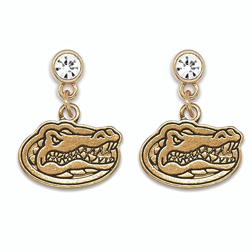 Florida Gators Lydia Gold Earrings Jewelry Gift Licensed UF