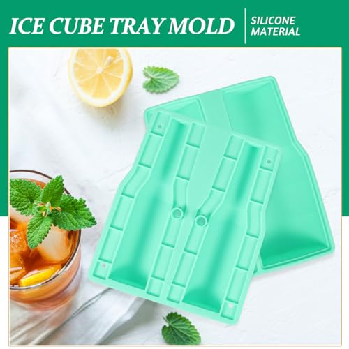 Molde de silicona para cubitos de hielo gran capacidad miniatura 4