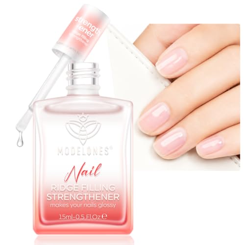 Modelones Nail Strengthener and Growth, Clear Nail Polish, Nail Hardener