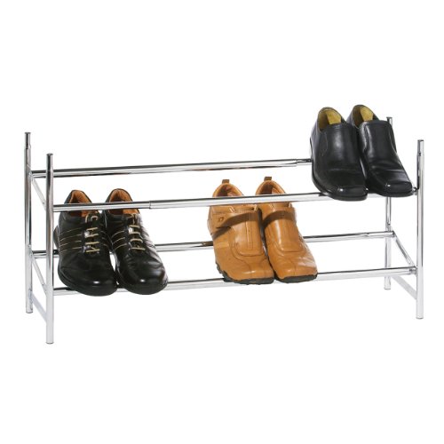 2 Tier Extending Metal Shoe Rack by PRIME FURNISHING