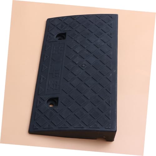 Rampa de carga para vehículos Rubber 50x27x9 cm negra para bordillos para coche y motocicleta miniatura 5