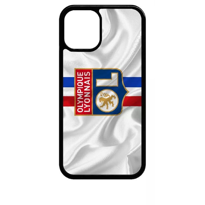Coque pour iPhone 12 Mini Lyon OL Foot Noir résout le problème des rayures arrière