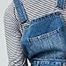 qcdyrxf Men's Casual Bib Overall Lightweight Ripped Jumpsuits Jean Fashion Adjustable Strap Distressed Rompers with Pockets