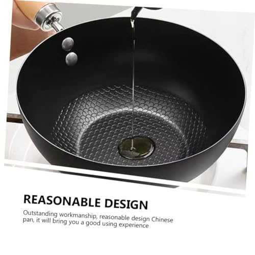 Wok antiadherente de hierro 20cm con mango aislante miniatura 3