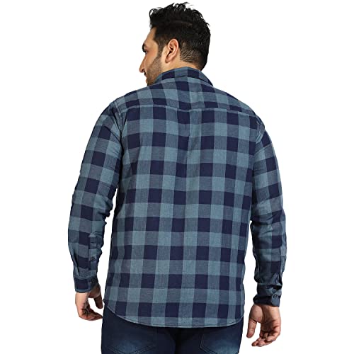 Image of CAHOOT Instafab Plus Men's Button Up Regular Fit Shirt for Casual Wear | Modern Clothing Shirt Crafted with Regular Sleeve, Comfort Fit & High-Performance for Everyday Wear