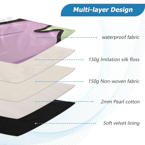 Funda para portátil 13-14 pulgadas impermeable morado miniatura 4